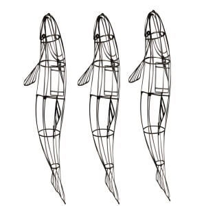 Custom fish-shaped lantern wire frame, metal wire koi fish skeleton frame for decorative festival lantern making