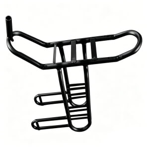 Custom black powder coated metal tube unicycle frame, travel & daily commuting transport tubular frame