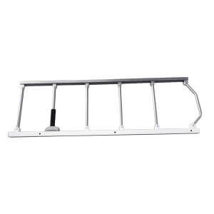 Custom stainless steel bed side rail, nursing home bed fall prevention safety guard rail with lifting handle