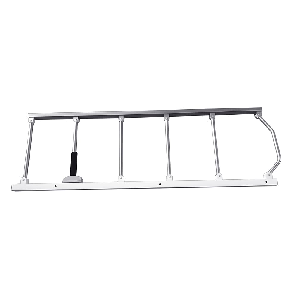 Custom stainless steel bed side rail, nursing home bed fall prevention safety guard rail with lifting handle
