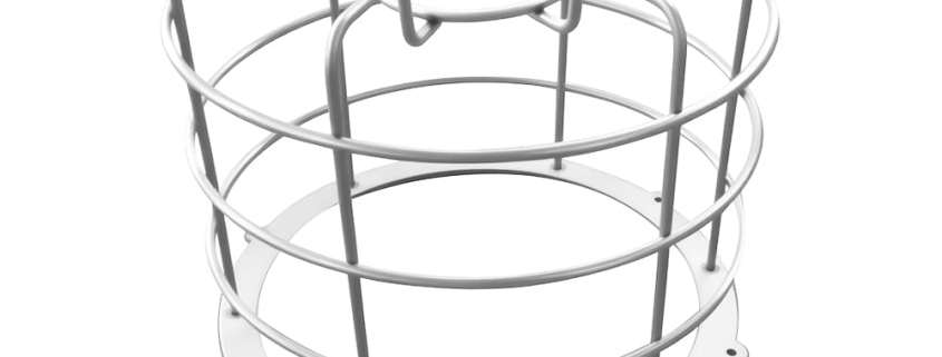 Custom stainless steel work light protective wire guard cage for industrial lamp